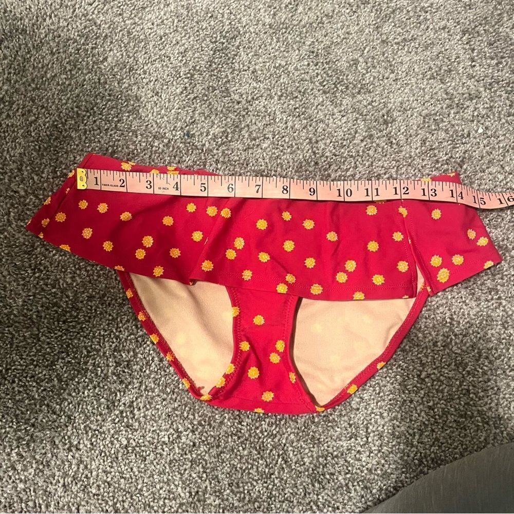 Sundance ruffle printed swim bottom - Picture 8 of 9